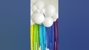 Balloon Rainbow #feeltherainbow #partydecorations #globos