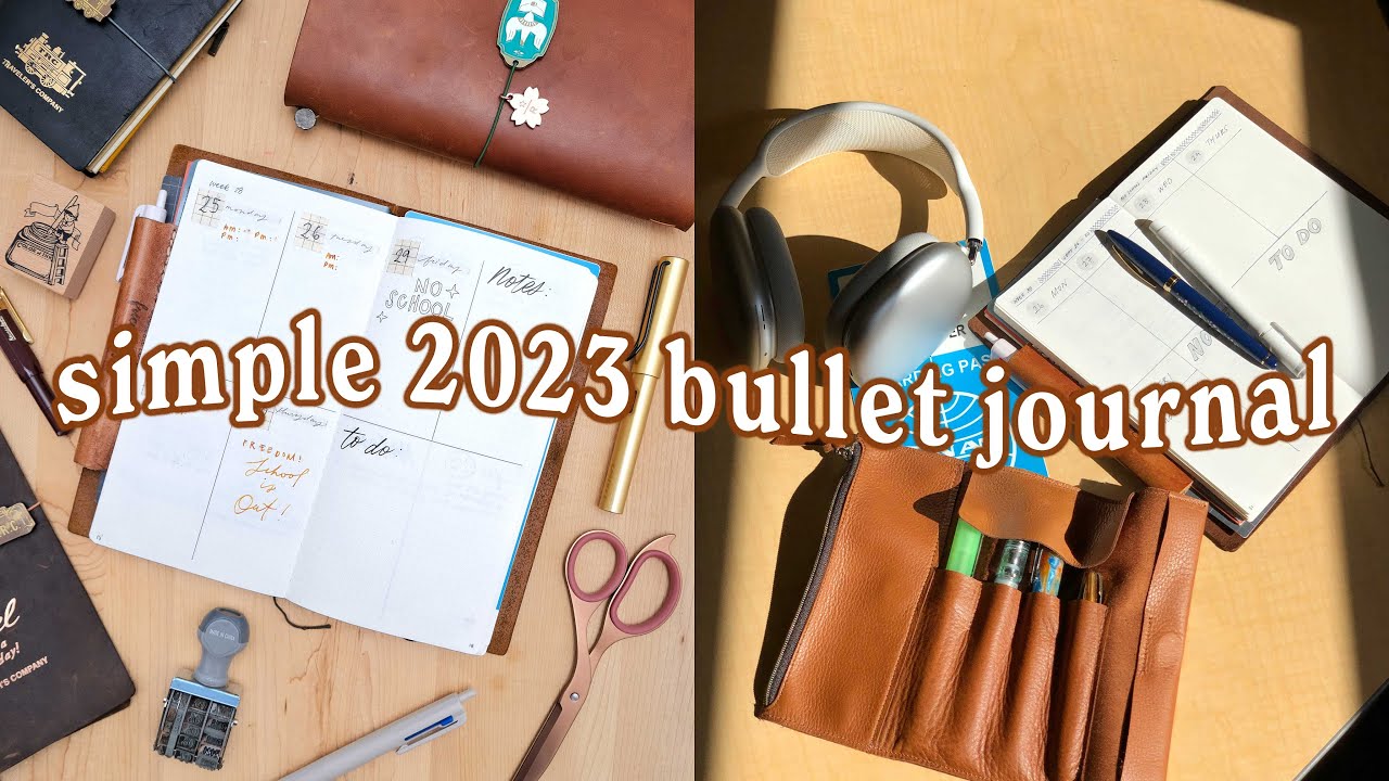 Minimal Bullet Journal Setup — How To Handletter