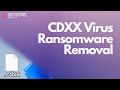 Cdxx virus ransomware cdxx files decrypt  remove 8 min guide