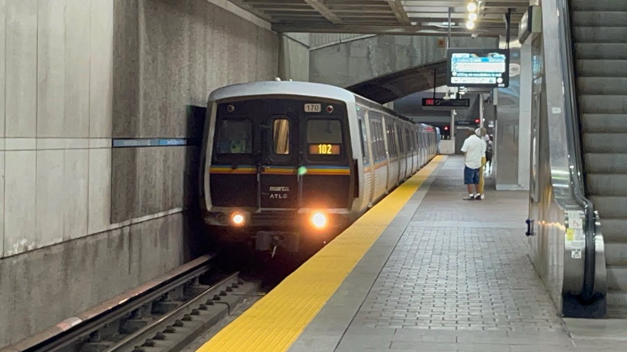 Trains of MARTA Atlanta Georgia 