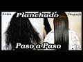 planchado de cabello perfecto  paso a paso