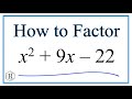 Factoring Quadratic Equations Concepts