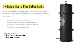 Hydronic Tips: 3 Pipe Buffer Tank Piping