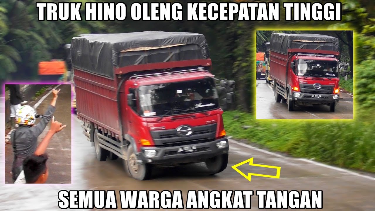  ASLI  MENDEBARKAN Truk  Hino Oleng  Kecepatan Tinggi di 