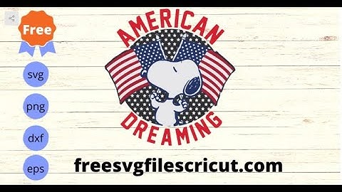 Free American Svg, American Flag Svg, Peanuts Snoopy Svg