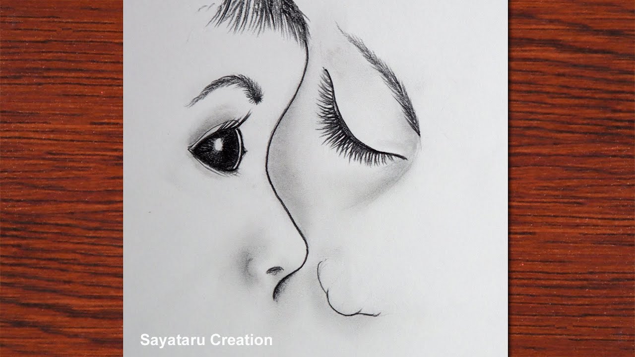 How to draw mom and baby, Mothers day drawing, Sayatau Creation ...