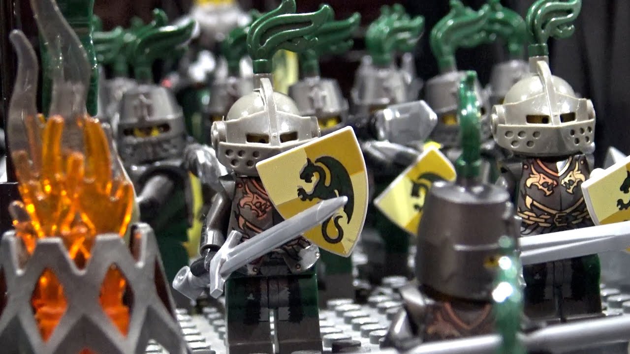 LEGO Green Castle Battle YouTube