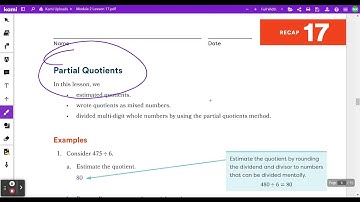 Eureka Squared - Grade 6 - Module 2 - Lesson 17