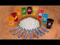 Experiment: Coca Cola, Schweppes, Mirinda, Sprite, Mtn Dew, Fanta and Pepsi VS Mentos Underground!