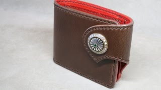 POSITIVE ショートウォレット 二つ折り財布 革製品 レザー プレゼント