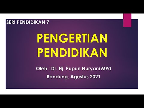 Video: Apa Itu Pendidikan Sambilan