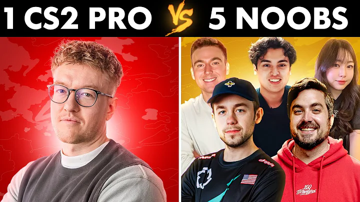 Can 1 PRO beat 5 NOOBS in CS2?