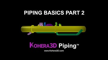 Piping Basics Part 2 of 2 Tutorial - Kohera3D Piping | Laser Scan Software
