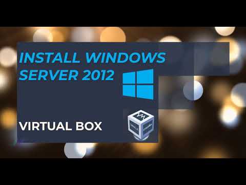 Comment Installer Windows Server 2012 - VirtualBox