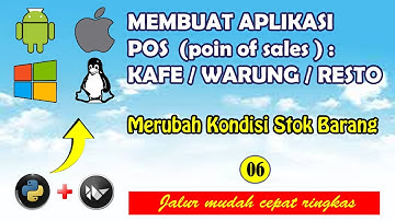 06. TUTORIAL MEMBUAT APLIKASI KASIR POS ANDROID IOS | MANAJAMEN INVENTORI STOK BARANG