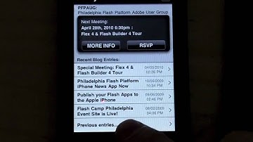 Flash CS5 based Adobe AIR Applications on iPhone, Google Nexus One and PalmPre: