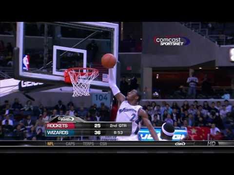 John Wall Gets Alley Oop From Gilbert Arenas - Wiz...