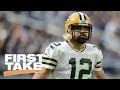 First Take debates whether hit on Aaron Rodgers was dirty | First Take | ESPN
