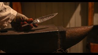 Идеальный якутский нож от кузницы Вещий лес, все приемы ковки