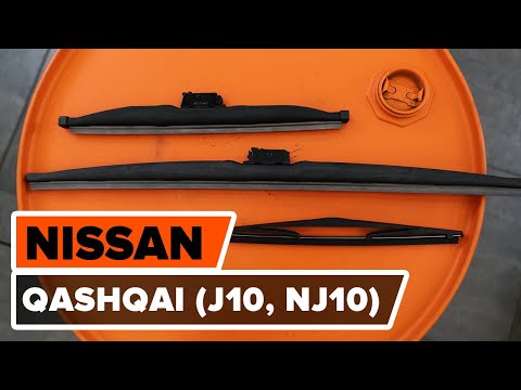Как заменить щётки стеклоочистителя на NISSAN QASHQAI (J10, NJ10) [ВИДЕОУРОК AUTODOC]