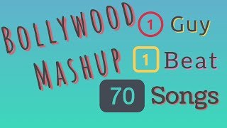 Latest Hit Bollywood Love Mashup [2019] 1 GUY 1 BEAT 70 SONG Full Audio Cover by COFFEE M
