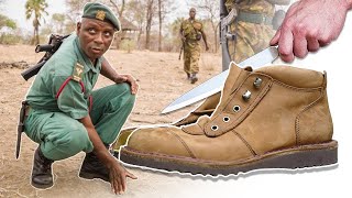 Anti poacher boots  Jim Green African Ranger