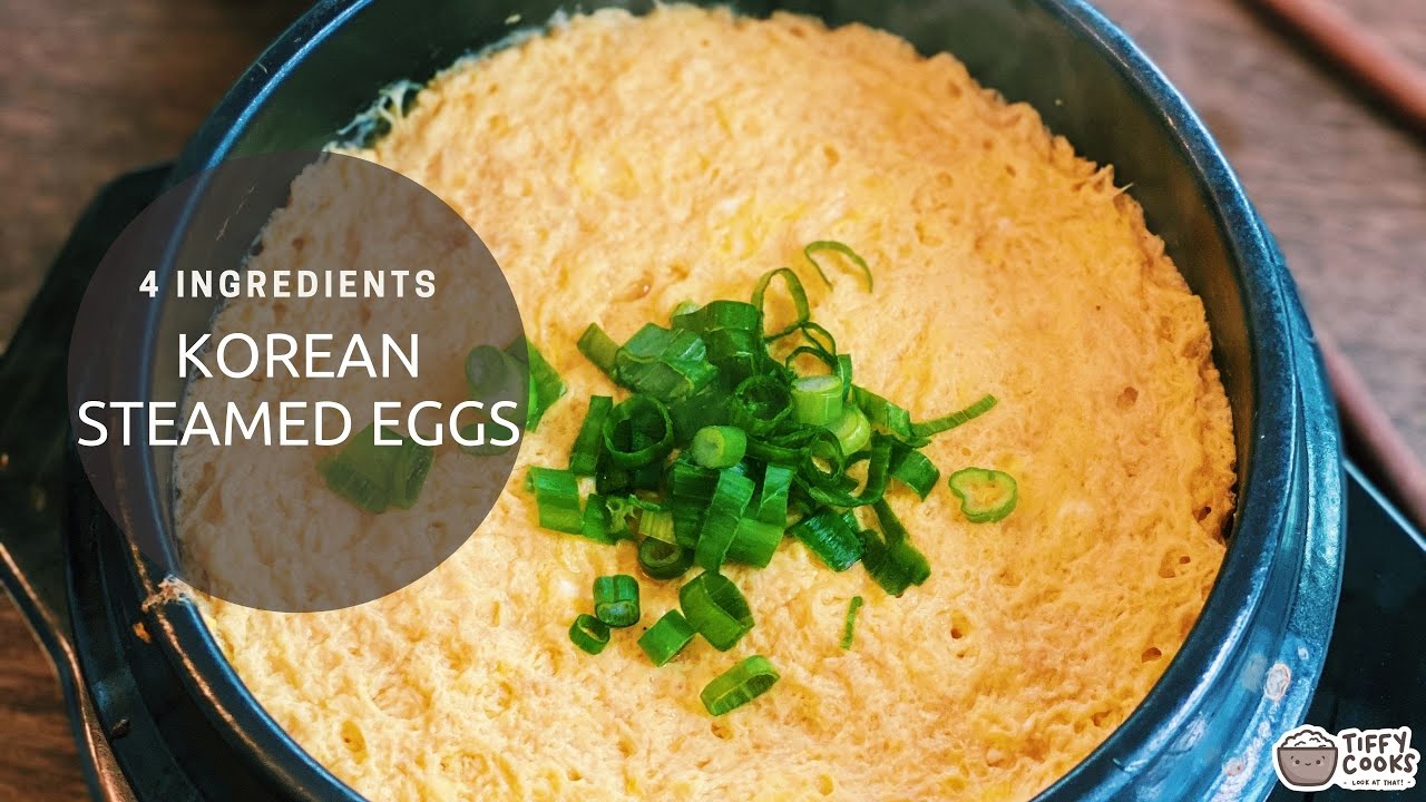 Korean Steamed Eggs Gyeran Jjim (4 Ingredients, 15 Minutes) Instant Pot Teacher