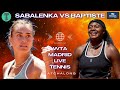 Aryna Sabalenka vs Hailey Baptiste | Madrid Open 2026 | Quarter-Final | LIVE TENNIS WATCHALONG