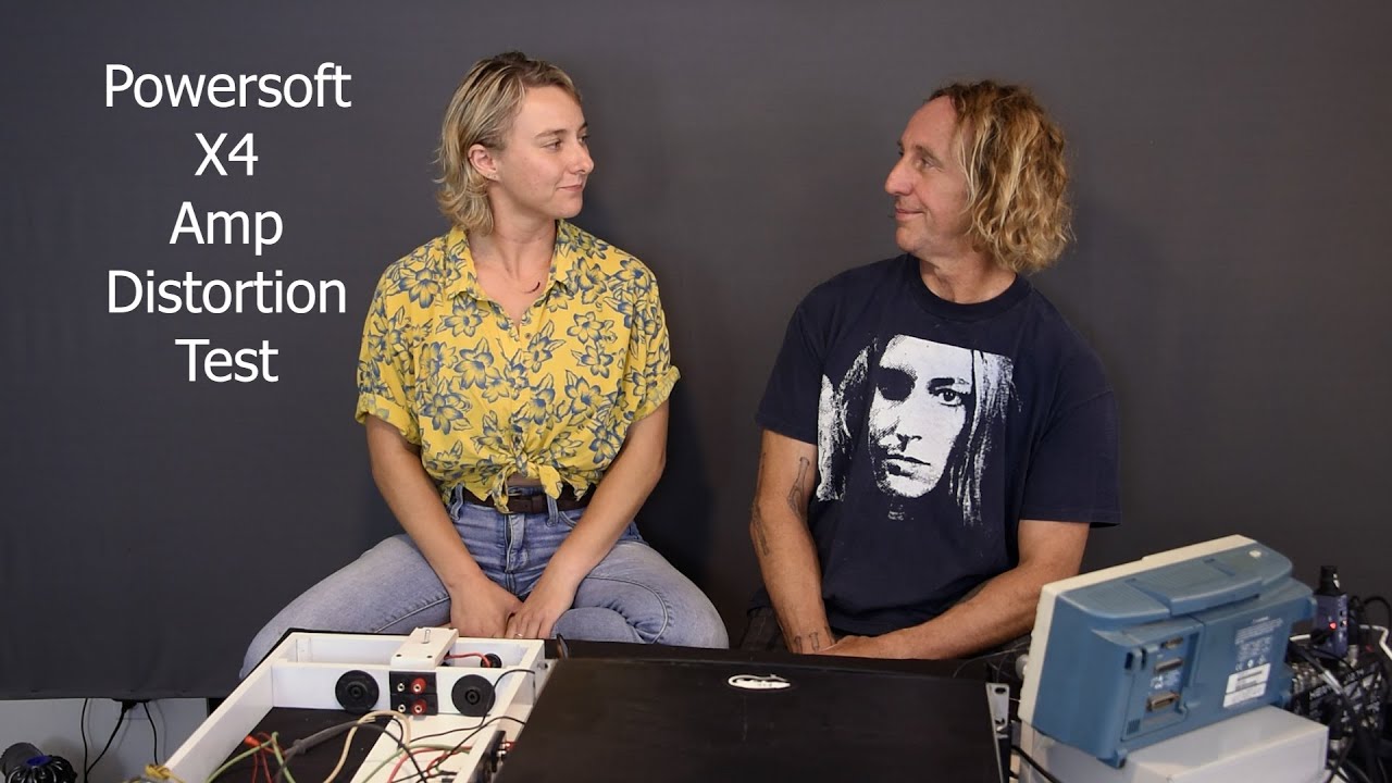 High Power Distortion Test Powersoft X4 Amplifier Class D (Public)