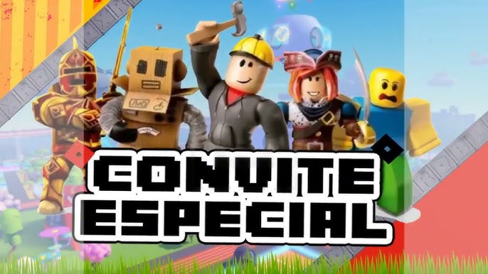 Convite Virtual Roblox Menino - Quântica Studio