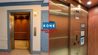 Brass KONE Series 220 Hydraulic Elevator | Edmond Town Hall, Newtown CT