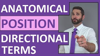 Anatomical Position and Directional Terms - Anatomy and Physiology