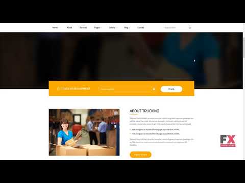 Trucking - Logistics and Transportation HTML Website Template TMT Lan