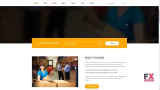 Trucking - Logistics and Transportation HTML Website Template TMT Lan