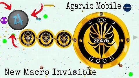 New Invisible Macro + Cannon + Trick + Cannon Macro + Macro ON+Revenge Difficult Duo Agario Mobile