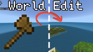 How to make World edit in Minecraft bedrock with only 1 command block!