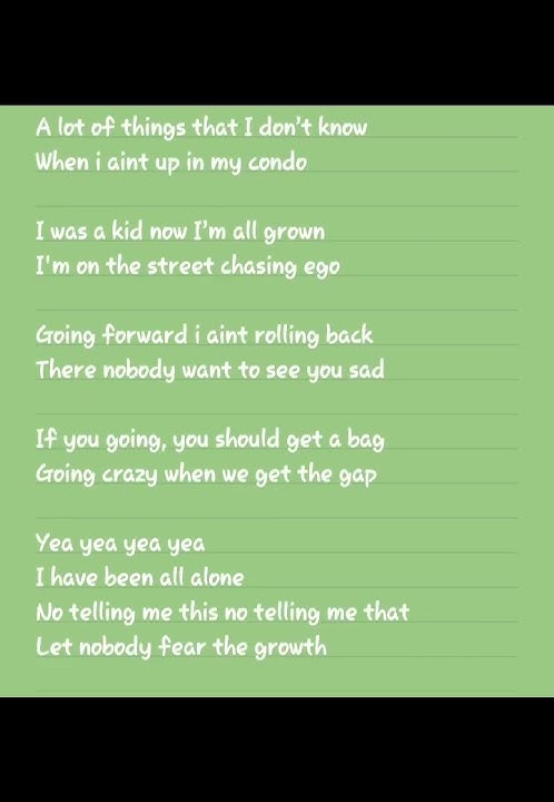 LITOBROWN FEELINGS MP3 LYRICS