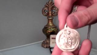 Sterling Silver St. Michael - Guardian Angel Pendant