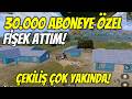 30.000 ABONEYE ÖZEL FİŞEK ATTIM. ! BURAK GAME SOLO SQUAD PUBG Mobile