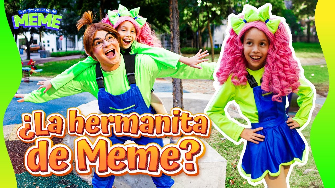 ¿Meme tiene una hermana? | Meme hace travesuras con su nueva hermana | Mía no quiere a Franchesca