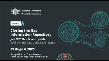 Webinar on Closing the Gap Dashboard and Annual Data Compilation Report 2025