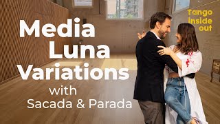 Media Luna Variations | Dynamic Sequence with Sacada & Parada | Tango Intermediate