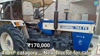 Bikau hai Sawraj 744 Fe__Model  2017__₹170,000___48 HP catagory__ Tractor for sale