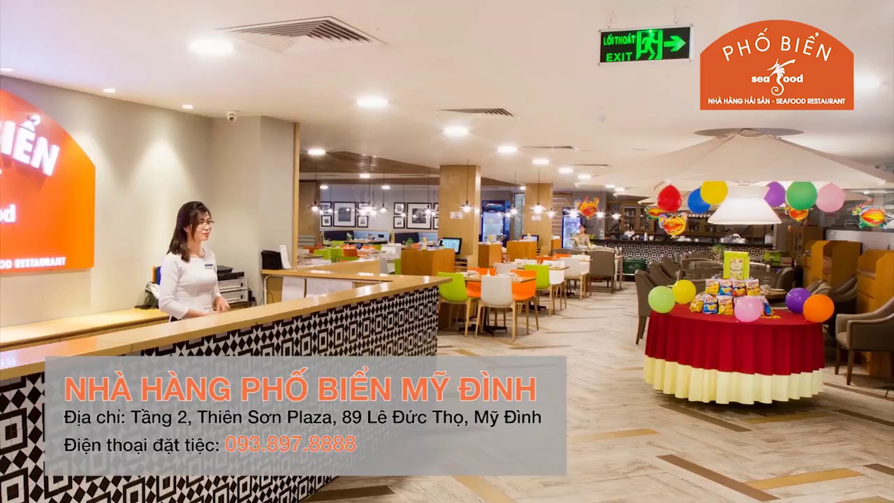 nhà hàng phố biển hà nội 2022 Update NHÀ HÀNG PHỐ BIỂN MỸ ĐÌNH