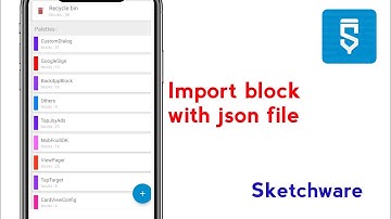 How to import blocks file in sketchware pro with json??