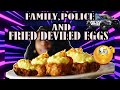 FAMILY, POLICE AND DEEP FRIED DEVILED EGGS || THANKSGIVING VLOG