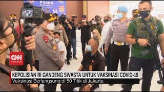 Kepolisian RI Gandeng Swasta Untuk Vaksinasi Covid-19