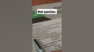 neet questions from BIOLOGICAL CLASSIFICATION #neet #neetquestions #neet2023 #neetaspirant #shorts