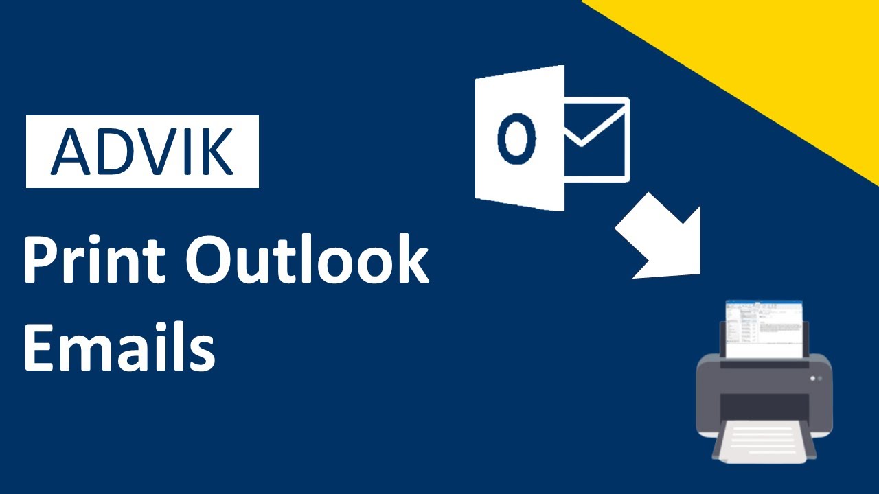 ⁣How to Print Multiple Emails in Outlook at Once? Advik Software