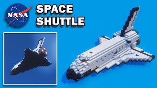 The ULTIMATE NASA Space Shuttle Build! 1:1 Scale - [Minecraft TUTORIAL]